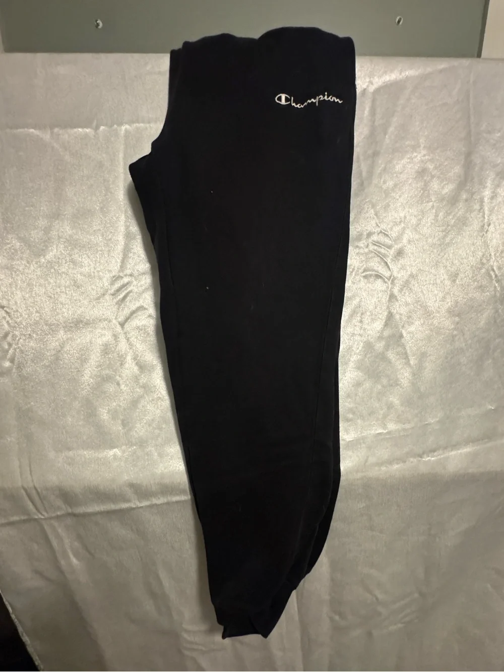 Champion mens Black Logo Sweat Joggers